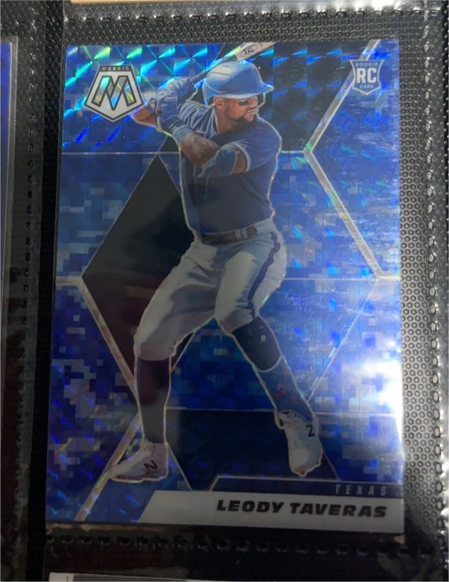 2021 Panini Mosaic #219 Leody Taveras — front