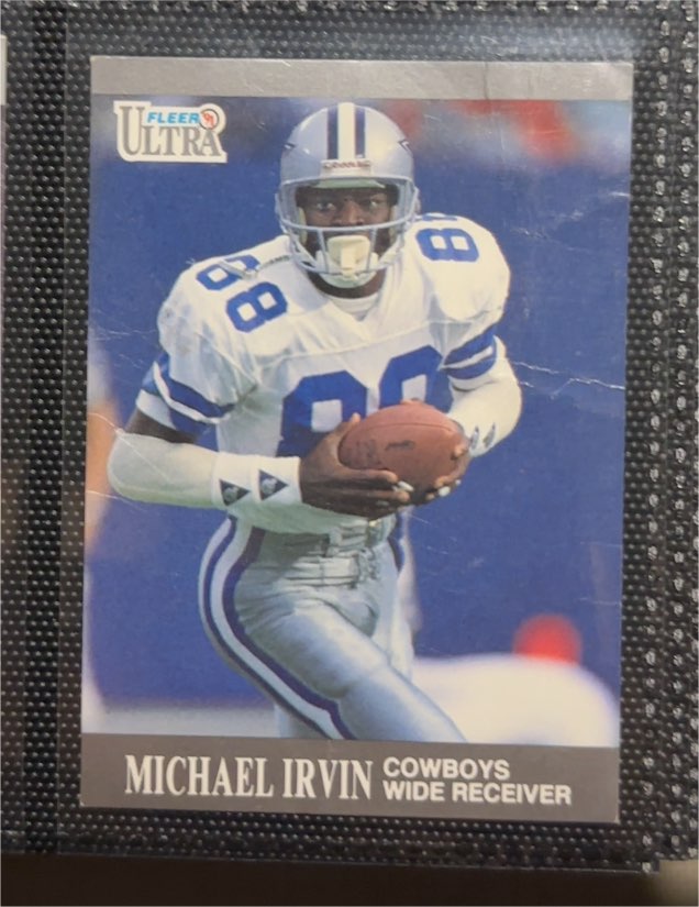 1991 Fleer Ultra #163 Michael Irvin — front