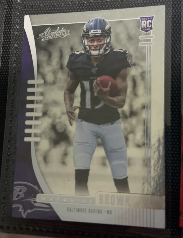 2019 Panini Absolute #127 Marquise Brown — front