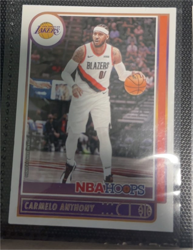 2021-22 Panini NBA Hoops #101 Carmelo Anthony — front