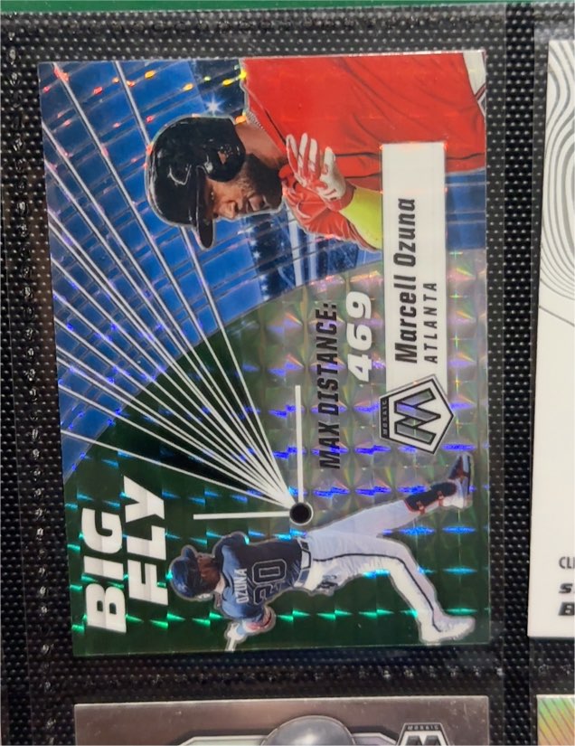 2021 Panini Mosaic #BF3 Marcell Ozuna Big Fly — front
