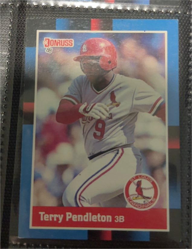 1988 Donruss #454 Terry Pendleton — front