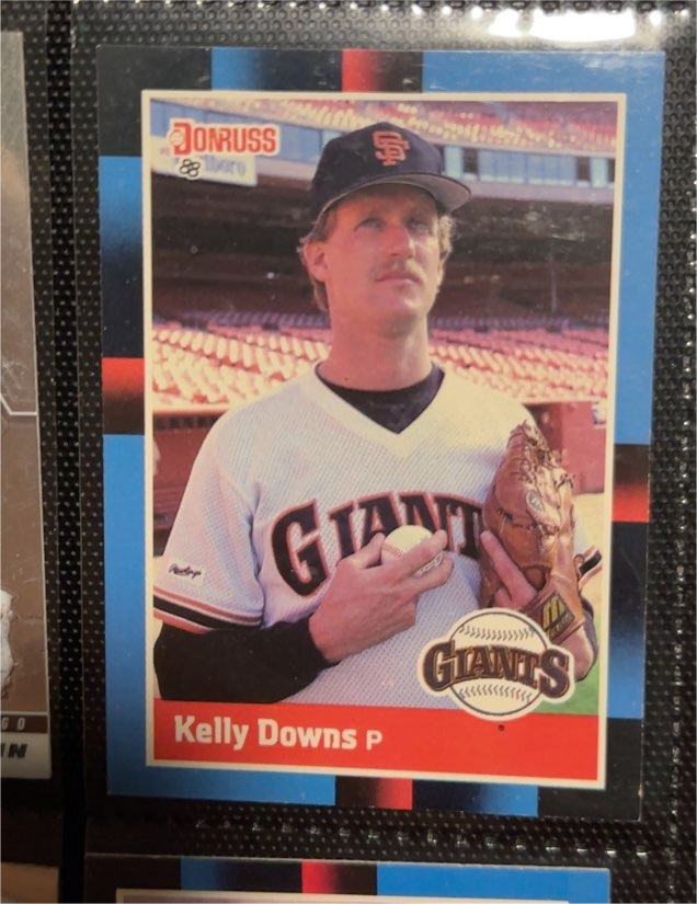 1988 Donruss #145 Kelly Downs — front
