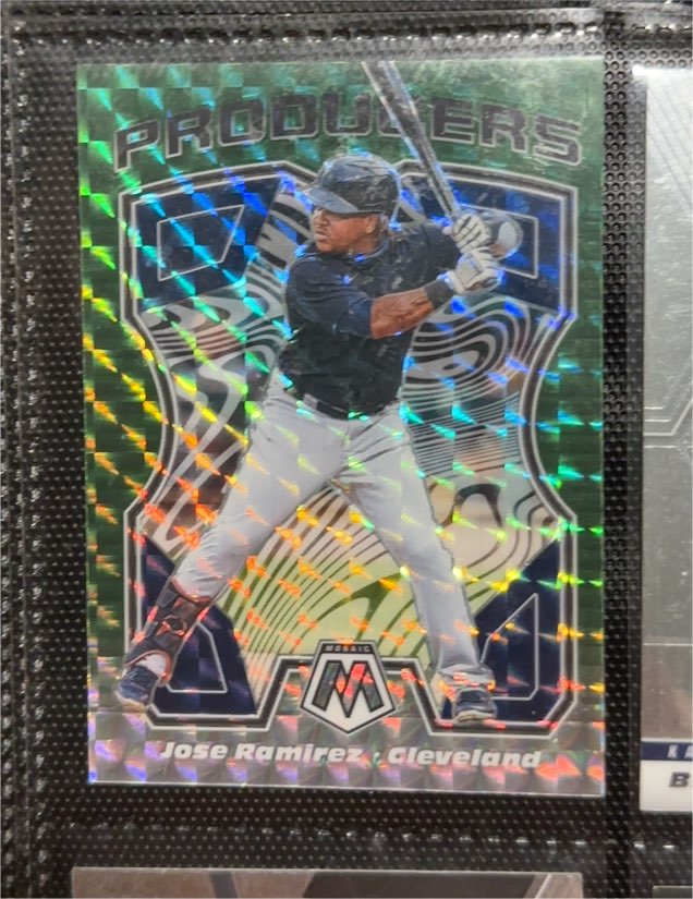 2021 Panini Mosaic Producers #Producers Jose Ramirez — front