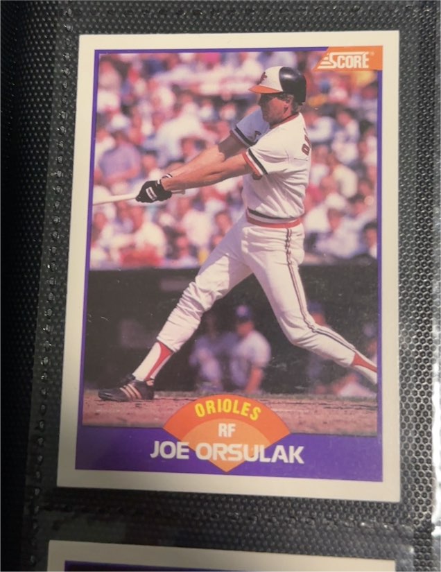 1989 Score #247 Joe Orsulak — front