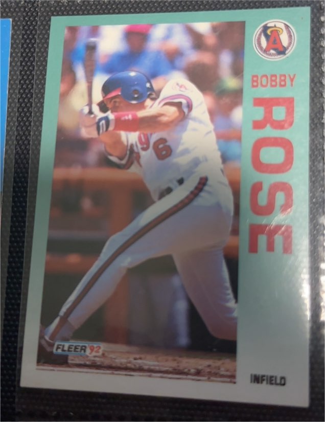 1992 Fleer #C105 Bobby Rose — front