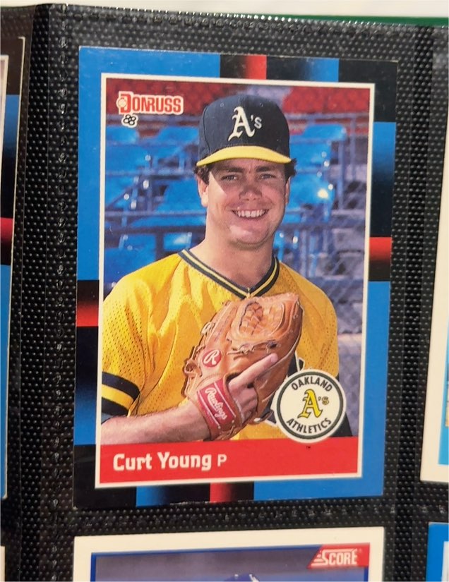 1988 Donruss #97 Curt Young — front