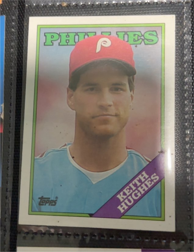 1988 Topps #781 Keith Hughes — front