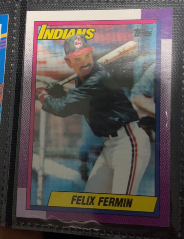 1990 Topps #722 Felix Fermin — front