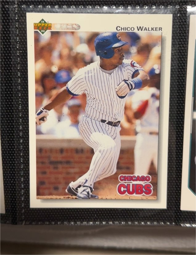1992 Upper Deck #617 Chico Walker — front