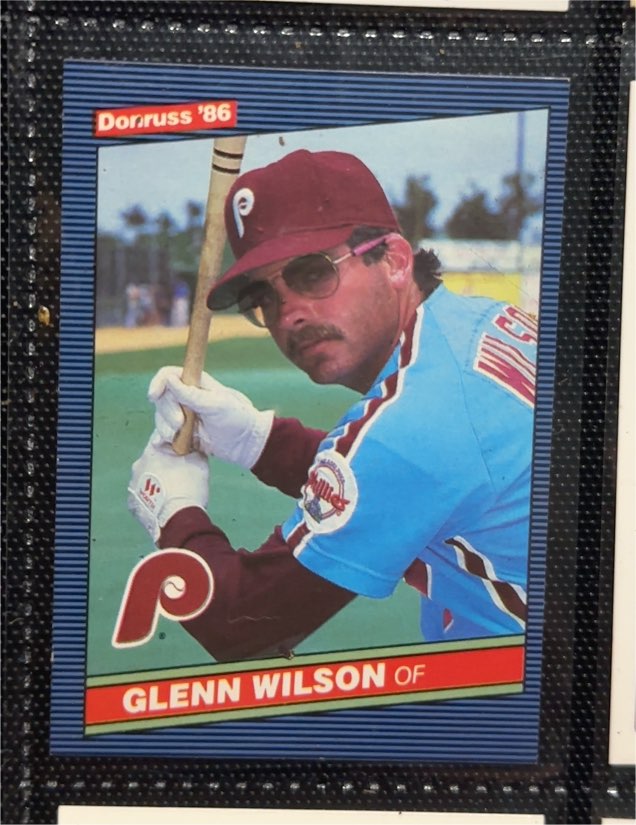 1986 Donruss #276 Glenn Wilson — front