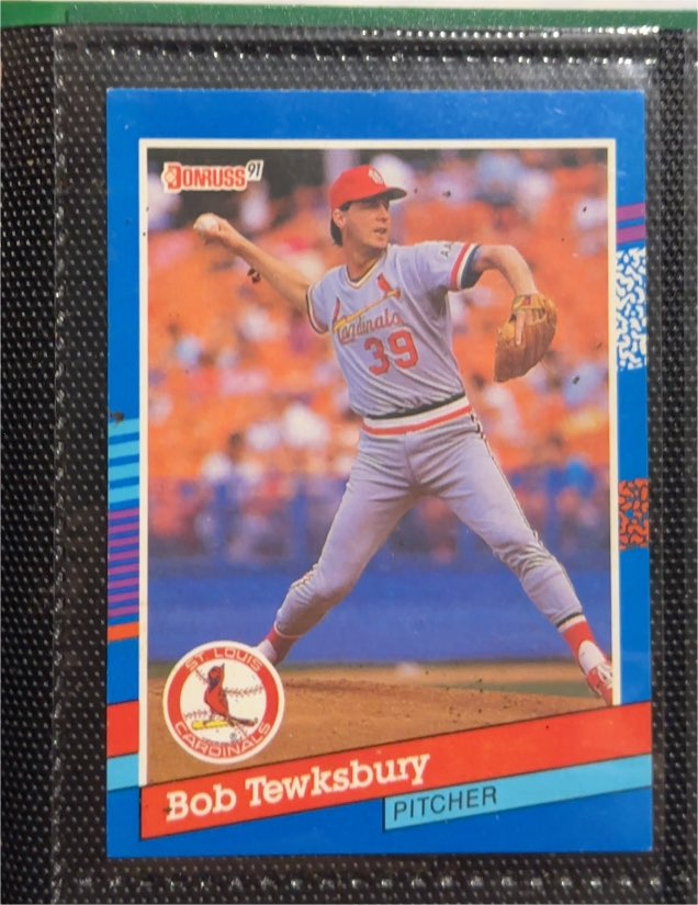 1991 Donruss #183 Bob Tewksbury — front