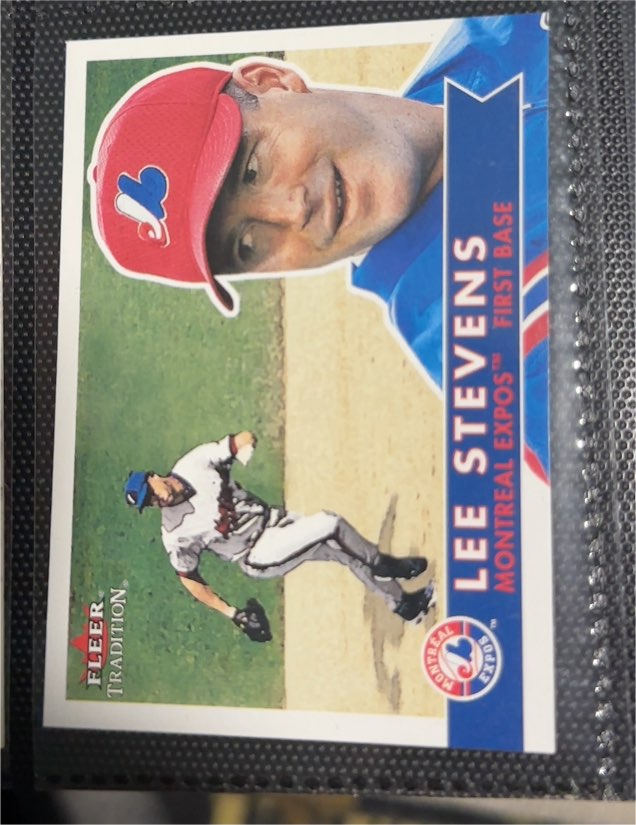 2001 Fleer Tradition #Lee Stevens — front