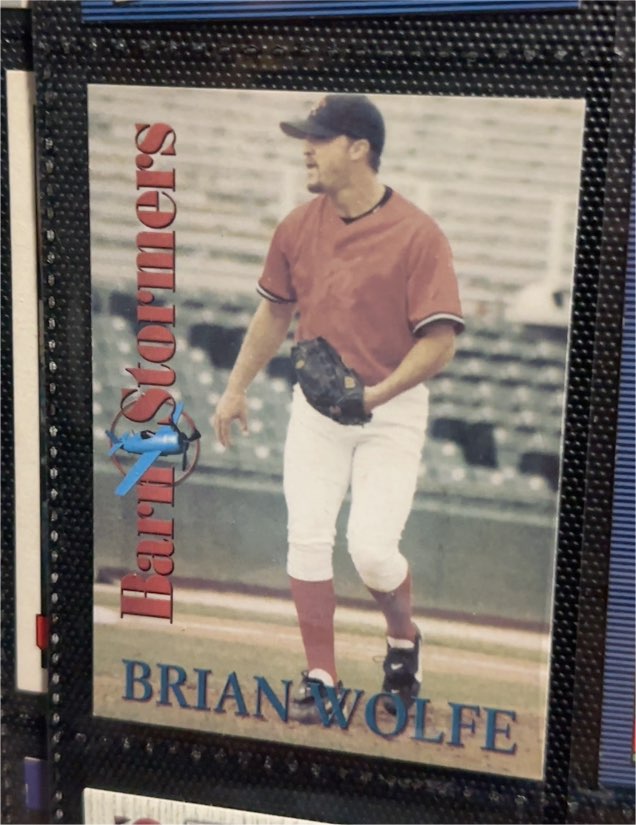 2001 Royal Rookies Barnstormers #B1 Brian Wolfe — front