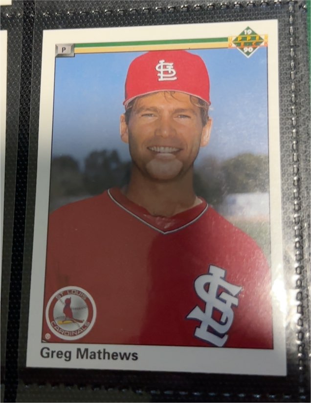 1990 Upper Deck #678 Greg Mathews — front