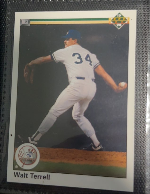 1990 Upper Deck #661 Walt Terrell — front
