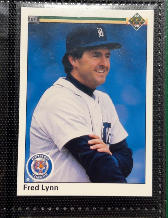 1990 Upper Deck #247 Fred Lynn Detroit Tigers — front