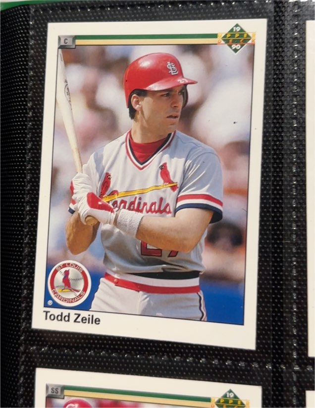 1990 Upper Deck #545 Todd Zeile — front