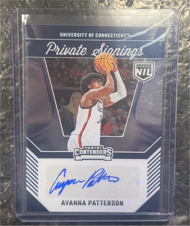 2024-25 Panini Contenders UConn Private Signings Ayanna Patterson — front