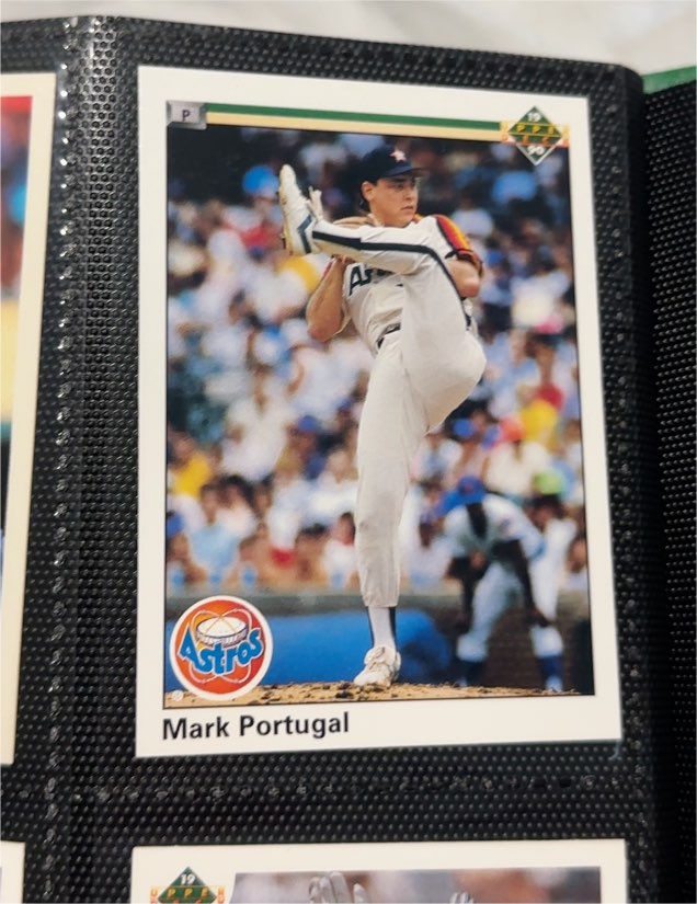 1990 Upper Deck #502 Mark Portugal — front
