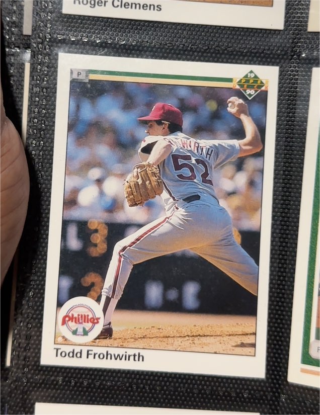 1990 Upper Deck #443 Todd Frohwirth — front