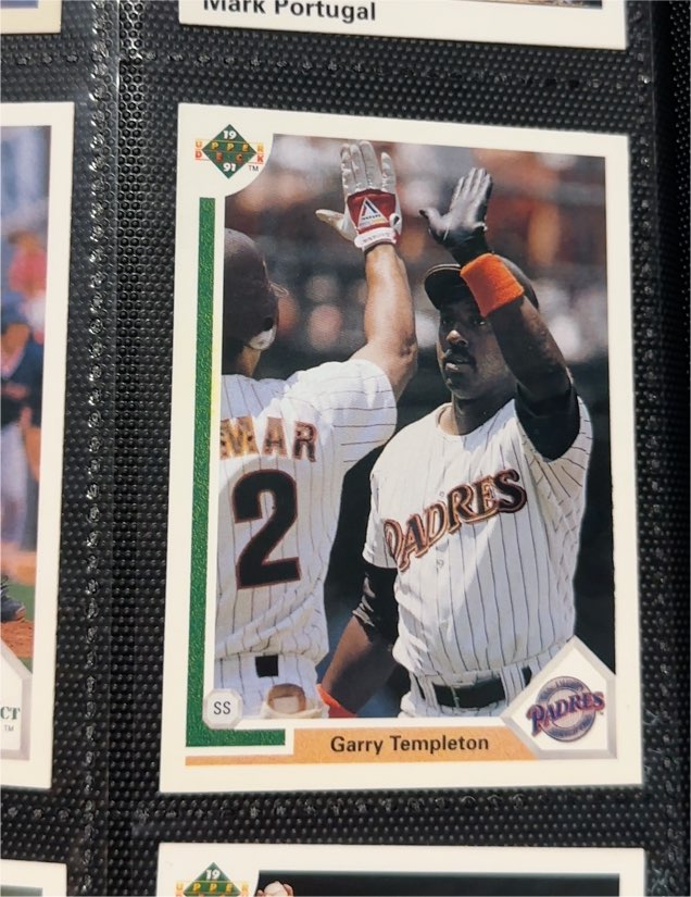1991 Upper Deck #295 Garry Templeton — front
