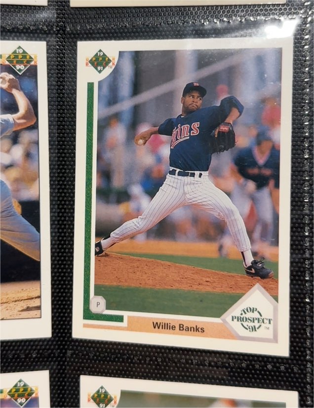 1991 Upper Deck Top Prospect #74 Willie Banks — front