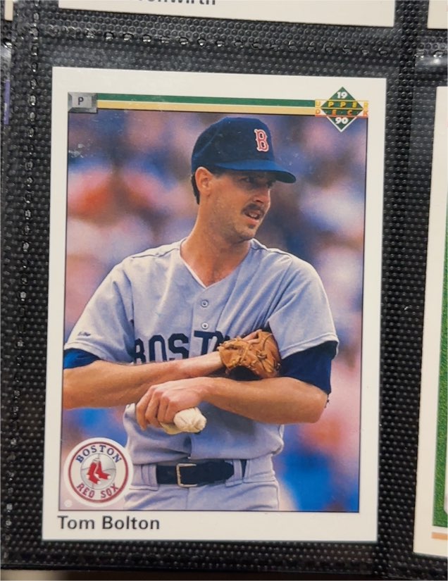 1990 Upper Deck #351 Tom Bolton — front