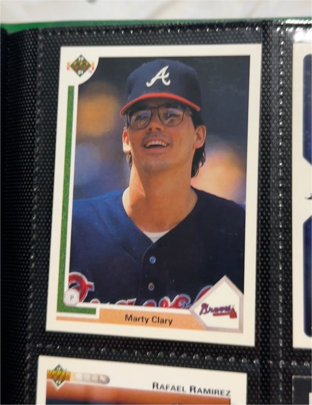 1991 Upper Deck #478 Marty Clary Atlanta Braves — front