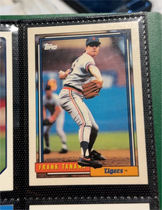1992 Topps #458 Frank Tanana — front