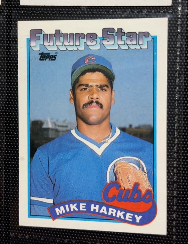 1989 Topps #742 Mike Harkey — front