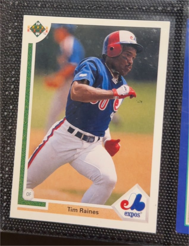 1991 Upper Deck #143 Tim Raines — front