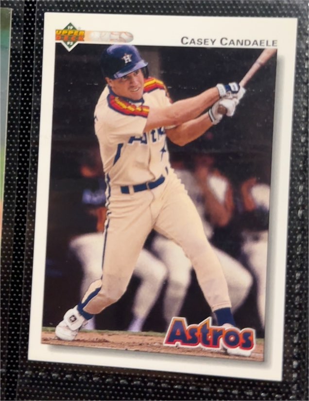 1992 Upper Deck #387 Casey Candaele — front