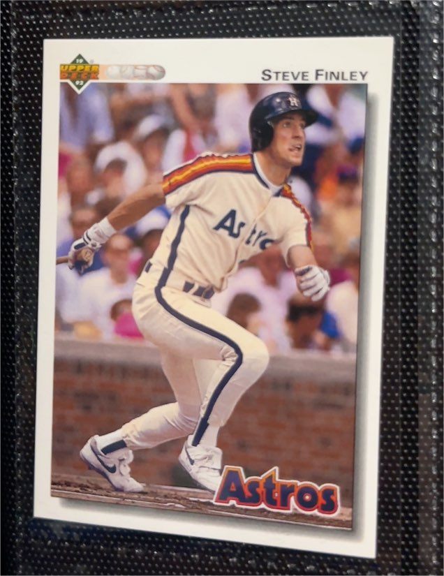 1992 Upper Deck #368 Steve Finley Houston Astros — front