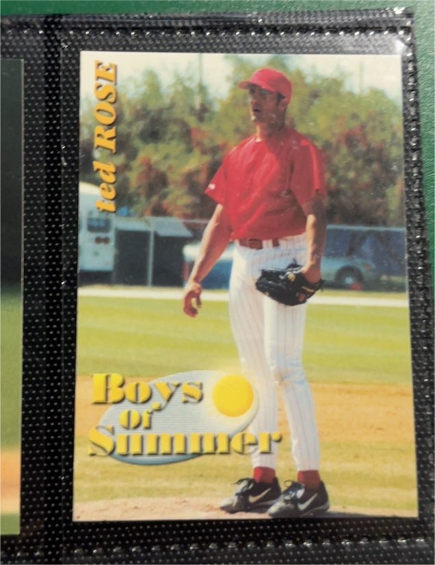 2001 Royal Rookies Boys of Summer #BOS7 Ted Rose — front