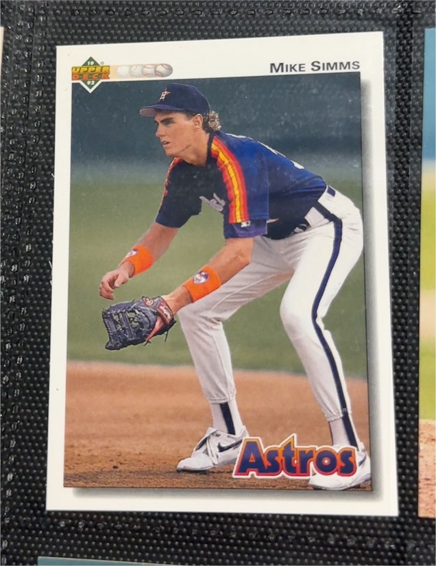 1992 Upper Deck #584 Mike Simms — front