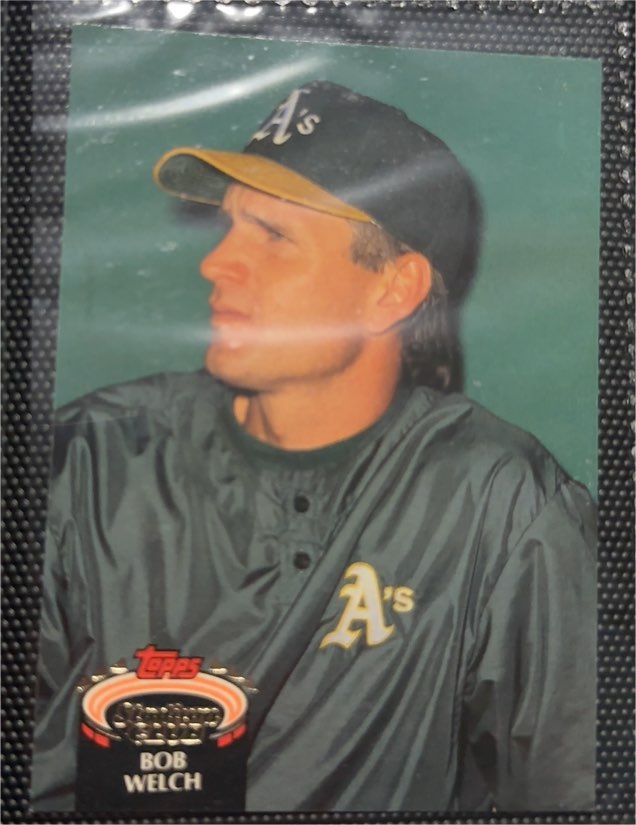 1992 Topps Stadium Club #651 Bob Welch — front
