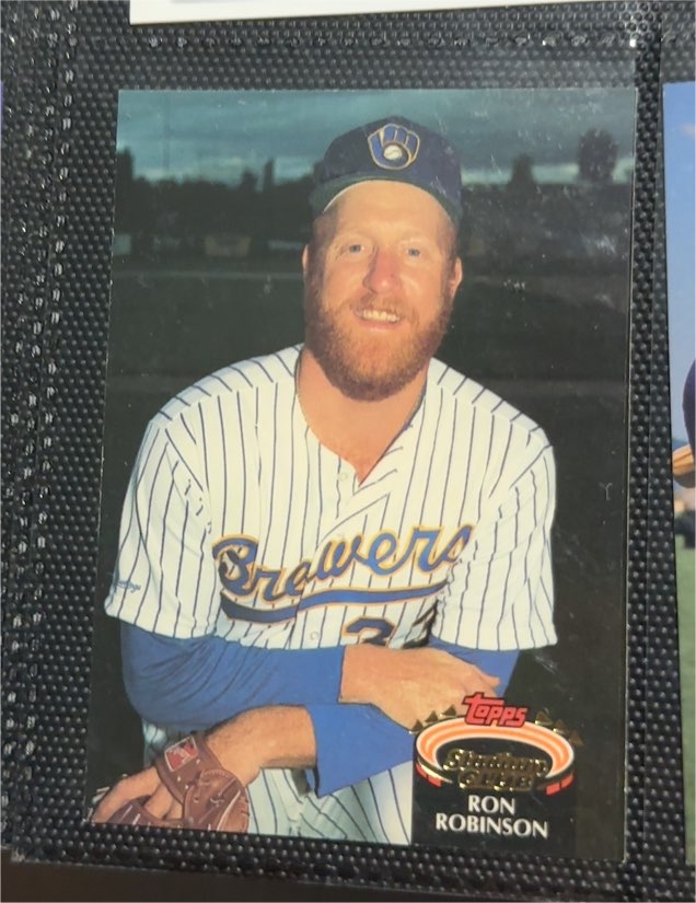 1992 Topps Stadium Club #714 Ron Robinson — front