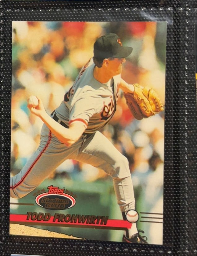 1993 Topps Stadium Club #445 Todd Frohwirth — front