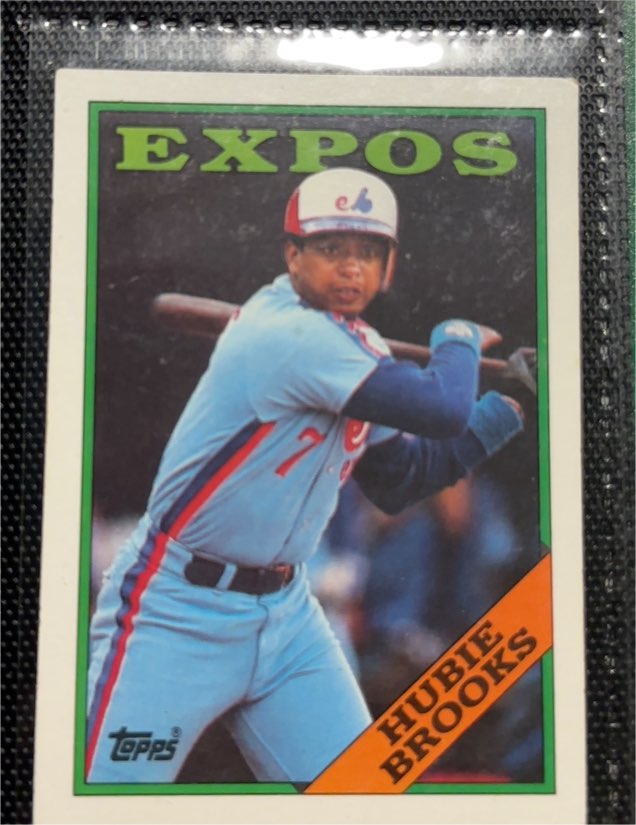 1988 Topps #50 Hubie Brooks — front
