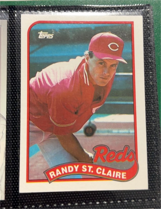 1989 Topps #666 Randy St. Claire — front