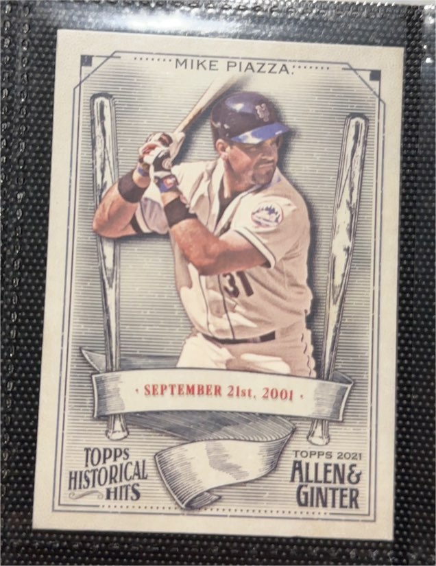 2021 Topps Allen & Ginter Historical Hits #HH-21 Mike Piazza — front