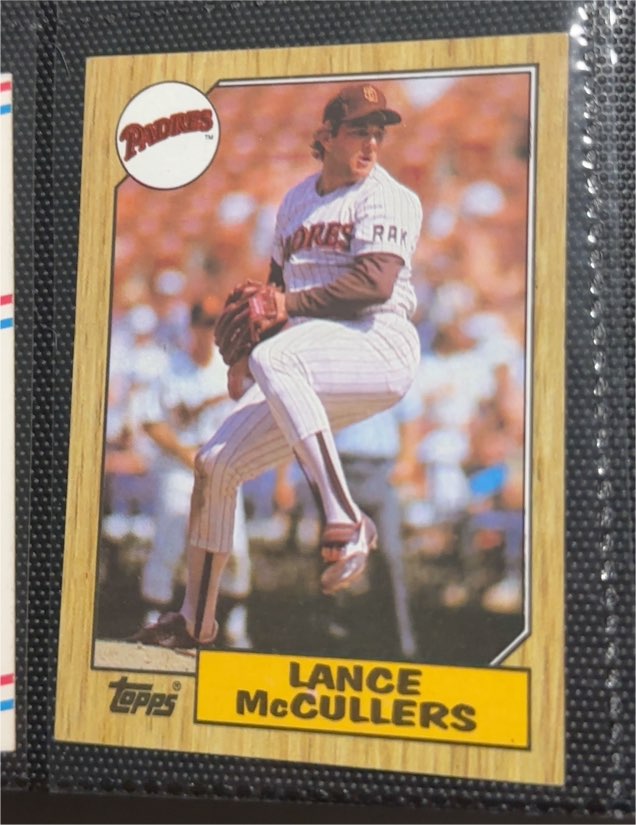 1987 Topps #559 Lance McCullers — front