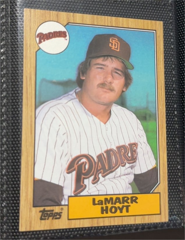 1987 Topps #275 LaMarr Hoyt — front