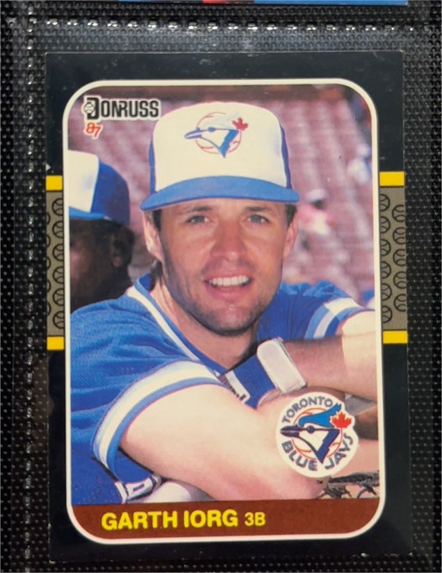 1987 Donruss #394 Garth Iorg Toronto Blue Jays — front