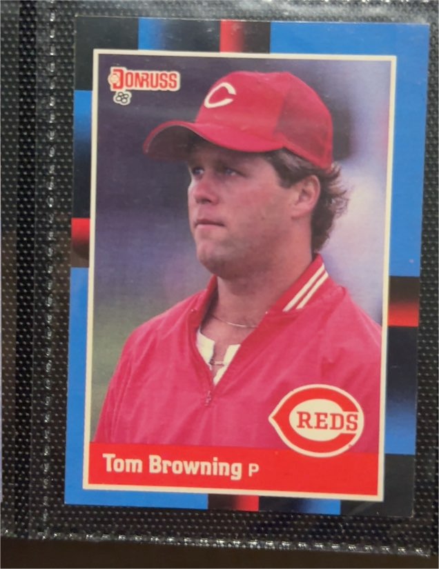 1988 Donruss #63 Tom Browning — front