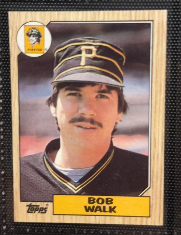 1987 Topps #628 Bob Walk — front