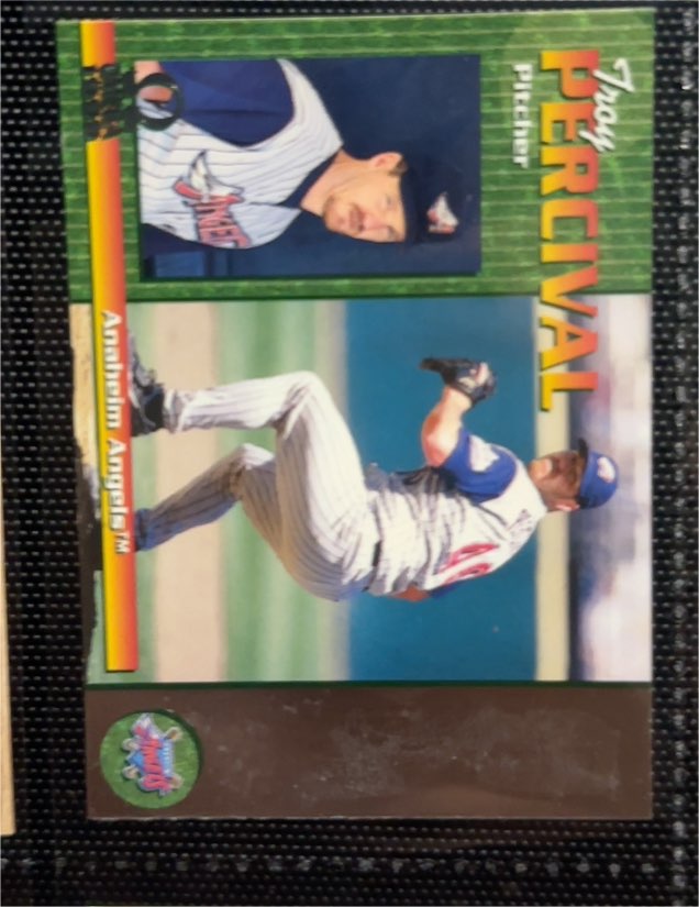 1999 Pacific Omega #4 Troy Percival — front