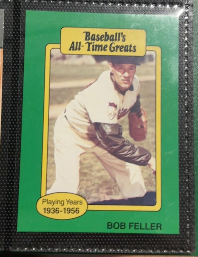 1987 Hygrade All-Time Greats #NNO Bob Feller — front