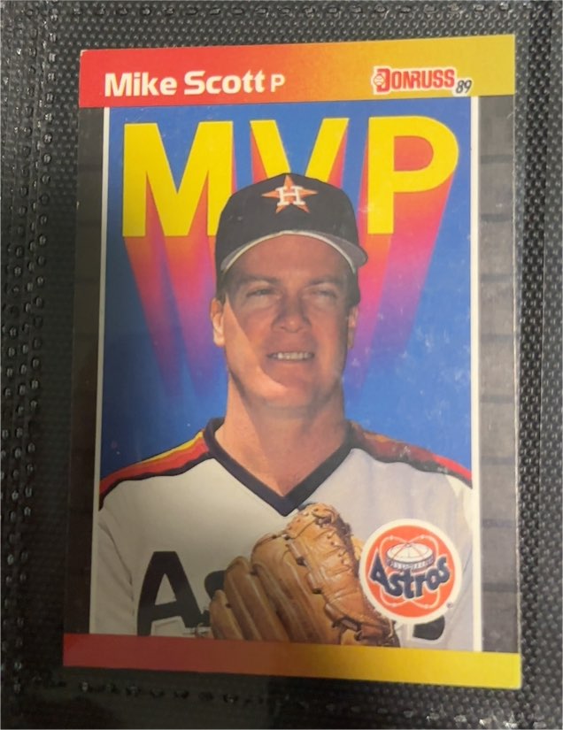 1989 Donruss #BC-2 Mike Scott MVP — front